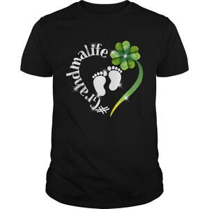 Grandma Life Shamrock Heart St Pas Day Shirt